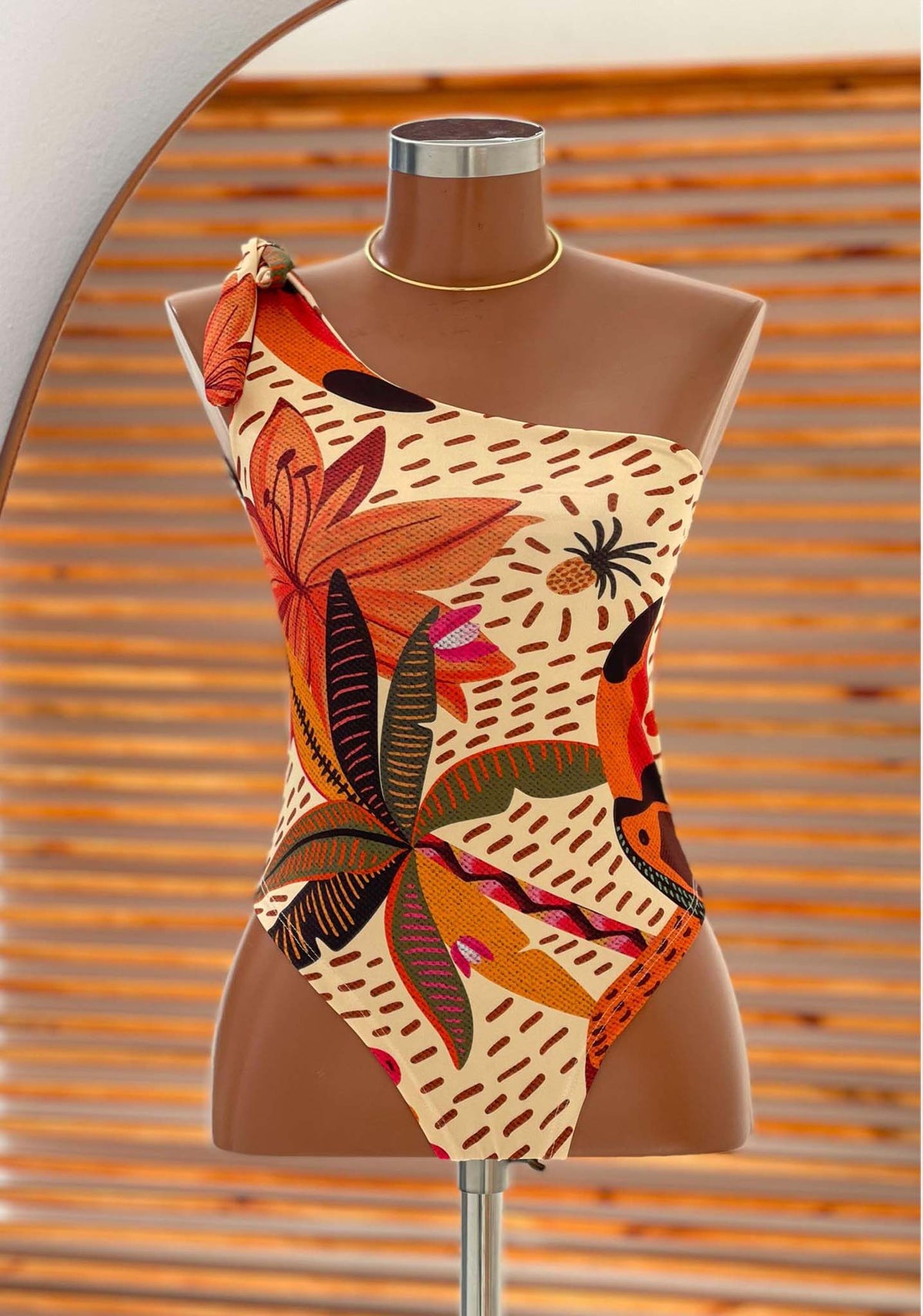 Body / Maiô Feminino Ana Tropical Refinado