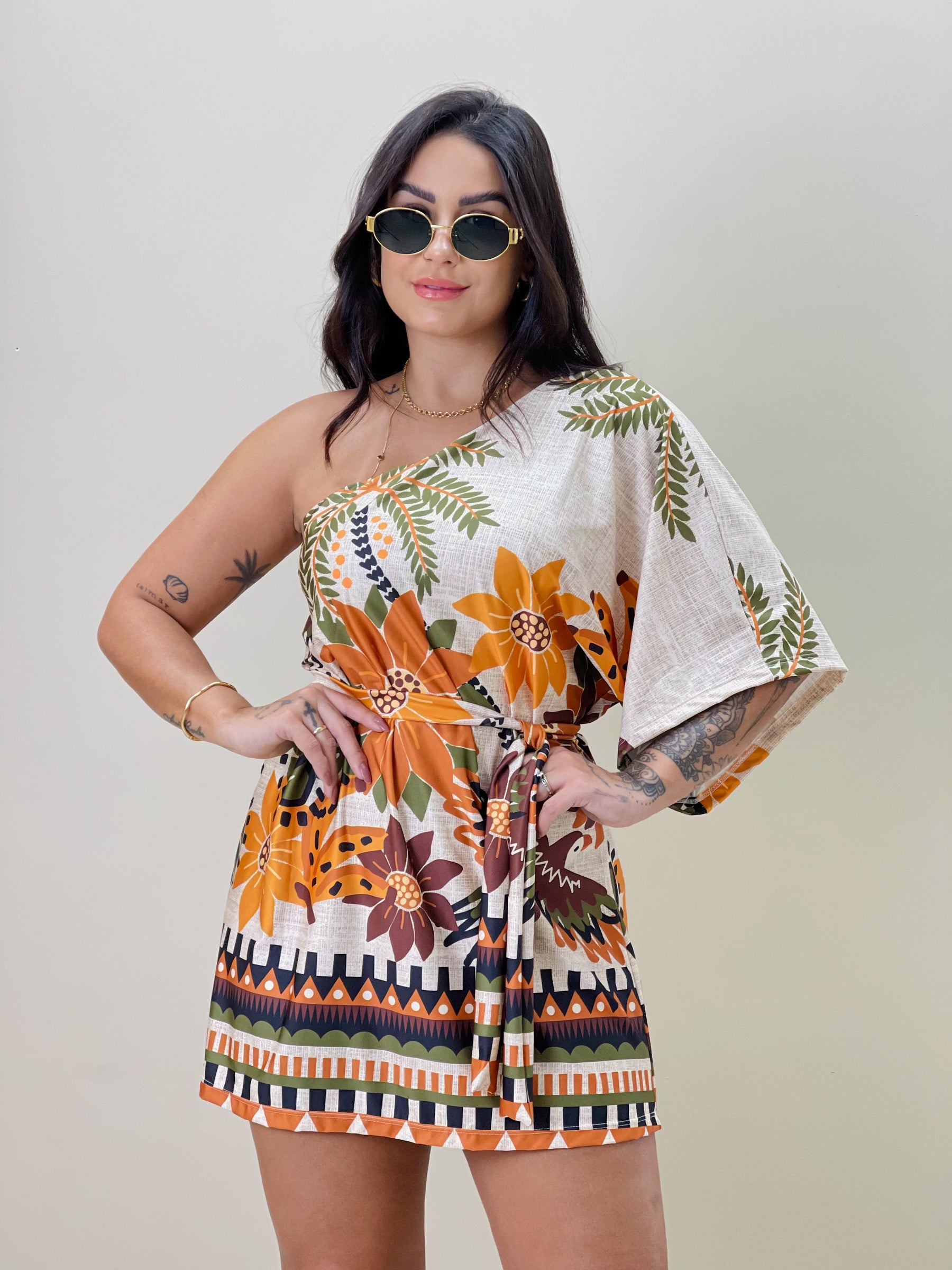 Vestido Feminino Lavínia Horizonte Dourado - Estilo Boho