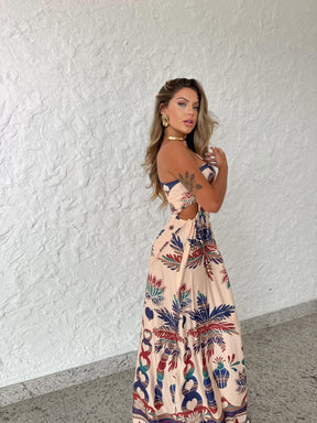 Vestido Elisa Raizes naturais