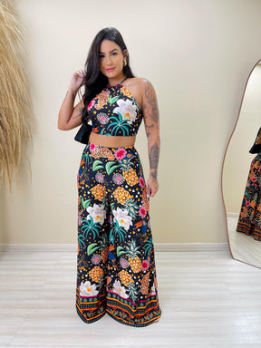 Conjunto De Verão Alessandra Pétalas e Sabor